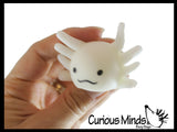 Axolotl Large Mochi - Cute Animal Gummy Mochi Fidget Squishy Animals - Cute Individually Wrapped Toys - Sensory, Stress, Fidget Party Favor Toy