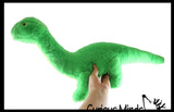 Plush Dinosaur Brachiosaurus Super Soft Stuffed Animal Toy - Plushie Stuffie - Earth Safe Recycled Materials