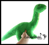 Plush Dinosaur Brachiosaurus Super Soft Stuffed Animal Toy - Plushie Stuffie - Earth Safe Recycled Materials