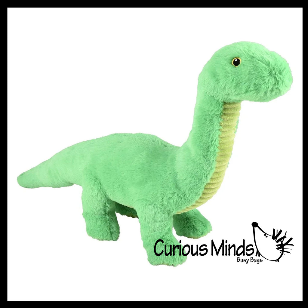 Plush Dinosaur Brachiosaurus Super Soft Stuffed Animal Toy - Plushie Stuffie - Earth Safe Recycled Materials