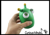 Eye Popping Animals - Cute Squeeze Toy - Fun Fidget - Unique OT Hand Strength, Fine Motor Moving Eyes