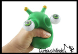 Eye Popping Animals - Cute Squeeze Toy - Fun Fidget - Unique OT Hand Strength, Fine Motor Moving Eyes