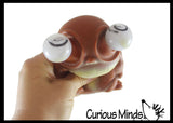 Eye Popping Animals - Cute Squeeze Toy - Fun Fidget - Unique OT Hand Strength, Fine Motor Moving Eyes