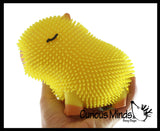 NEW - Capybara 6" Puffer Air- Filled Squeeze Stress Balls - Large Rodent  -  Sensory, Stress, Fidget Toy