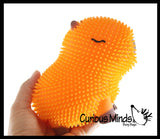 NEW - Capybara 6" Puffer Air- Filled Squeeze Stress Balls - Large Rodent  -  Sensory, Stress, Fidget Toy