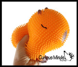 NEW - Capybara 6" Puffer Air- Filled Squeeze Stress Balls - Large Rodent  -  Sensory, Stress, Fidget Toy
