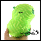NEW - Capybara 6" Puffer Air- Filled Squeeze Stress Balls - Large Rodent  -  Sensory, Stress, Fidget Toy