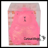 NEW - Large Chunky Capybara Cute Sugar Ball - Thick Glue/Gel Syrup Molasses Stretch Ball - Ultra Squishy and Moldable Slow Rise Relaxing Sensory Fidget Stress Toy