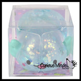 Axolotl Small Sugar Ball in Box - Thick Glue/Gel Syrup Molasses Stretch Ball - Ultra Squishy and Moldable Slow Rise Relaxing Sensory Fidget Stress Toy