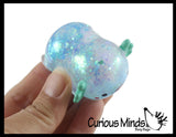 Axolotl Small Sugar Ball in Box - Thick Glue/Gel Syrup Molasses Stretch Ball - Ultra Squishy and Moldable Slow Rise Relaxing Sensory Fidget Stress Toy