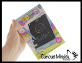 LCD Writing Drawing Tablet - Press Button to Erase
