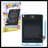 LCD Writing Drawing Tablet - Press Button to Erase