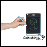 LCD Writing Drawing Tablet - Press Button to Erase