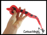 Stretchy Sand Filled Critters Animals -Gross Sensory Fidget Toy Moldable Fun Reptiles Bugs