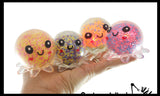 Light Up Octopus - Air and Styrofoam Bead Filled Squeeze Stress Balls  -  Sensory, Stress, Fidget Toy Super Soft