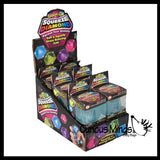 Sugar Light Up Polyhedron Diamond Shaped Ball - Glow in the Dark Thick Glue/Gel Syrup Molasses Stretch Ball - Ultra Squishy and Moldable Slow Rise Relaxing Sensory Fidget Stress Toy