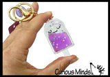 Popsicle Clip with Glitter Liquid Inside - Moving Water - Sensory, Stress, Fidget Toy Bag Decoration