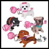 Lollipup Dog Keychain with Sucker Lollipop - Cute Valentines Day Treat
