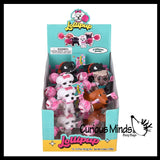 Lollipup Dog Keychain with Sucker Lollipop - Cute Valentines Day Treat