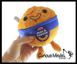 Mac & Cheese Bowl Plush Toy - Cute Food Stuffed Animal - Macaroni Lover