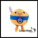 Mac & Cheese Bowl Plush Toy - Cute Food Stuffed Animal - Macaroni Lover