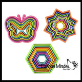 3D Magic Maze Telescoping Fidget Toy - Auditory Fun Shifting Tunnel Puzzle 3D Fidget - Nesting Nested Telescopic