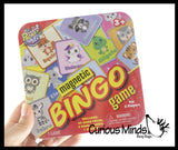Mini Tin Magnetic Travel Games - Assorted Tiny Classic Board Games - Children's Games for Car or Airplane