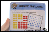 Mini Tin Magnetic Travel Games - Assorted Tiny Classic Board Games - Children's Games for Car or Airplane