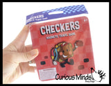 Mini Tin Magnetic Travel Games - Assorted Tiny Classic Board Games - Children's Games for Car or Airplane