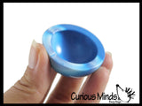 Large 1.75" Marble Dome Poppers - Rubber Pop Up Toy - Pop and Drop - Turn Dome Inside Out & Watch it Fly - Fun Classic Retro Novelty Toy for Birthday Goodie Bags Prizes