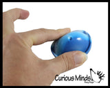 Large 1.75" Marble Dome Poppers - Rubber Pop Up Toy - Pop and Drop - Turn Dome Inside Out & Watch it Fly - Fun Classic Retro Novelty Toy for Birthday Goodie Bags Prizes