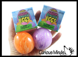 Easter Egg Soft Squishy Doh Ball - Marbled Egg Shaped Fidget Stress Ball