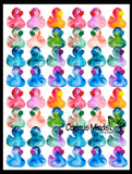 Regular 2" Marble Print Rubber Ducks - Rubber Duckies - Cute Novelty Prize Reward Giveaway
