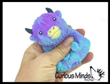 NEW - Marshmallow Highland Cow Animal Stress Balls - Ultra Soft Kneadable Fidget Squish Balls - Amazingly Soft