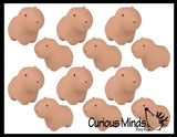 NEW - Marshmallow Crochet Look Capybara Animal Stress Balls - Ultra Soft Kneadable Fidget Squish Balls - Amazingly Soft