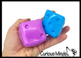 Marshmallow Dice Small 2" Stress Balls - Ultra Soft Kneadable Fidget Squish Balls - Amazingly Soft