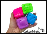 Marshmallow Dice Small 2" Stress Balls - Ultra Soft Kneadable Fidget Squish Balls - Amazingly Soft