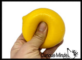 Marshmallow Fruit Stress Balls - Ultra Soft Kneadable Fidget Squish Balls - Amazingly Soft