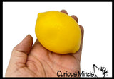 Marshmallow Fruit Stress Balls - Ultra Soft Kneadable Fidget Squish Balls - Amazingly Soft