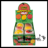 Marshmallow Fruit Stress Balls - Ultra Soft Kneadable Fidget Squish Balls - Amazingly Soft