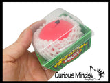 Marshmallow Fruit Stress Balls - Ultra Soft Kneadable Fidget Squish Balls - Amazingly Soft