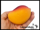 Marshmallow Fruit Stress Balls - Ultra Soft Kneadable Fidget Squish Balls - Amazingly Soft