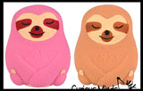 Marshmallow Sloth Animal Stress Balls - Ultra Soft Kneadable Fidget Squish Balls - Amazingly Soft