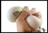 Marshmallow Sloth Animal Stress Balls - Ultra Soft Kneadable Fidget Squish Balls - Amazingly Soft