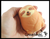 Marshmallow Sloth Animal Stress Balls - Ultra Soft Kneadable Fidget Squish Balls - Amazingly Soft