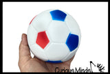 Marshmallow Soccer Ball Large 4.25" Stress Balls - Ultra Soft Kneadable Fidget Squish Balls - Amazingly Soft