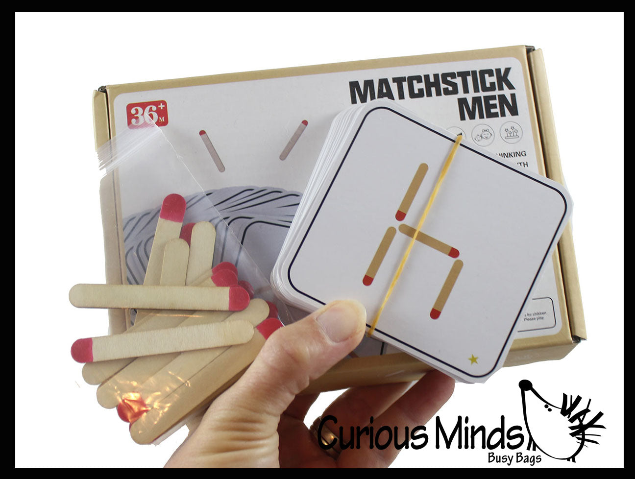LAST CHANCE - LIMITED STOCK - SALE -Matchstick Men - Problem Solving Matching Educational Game