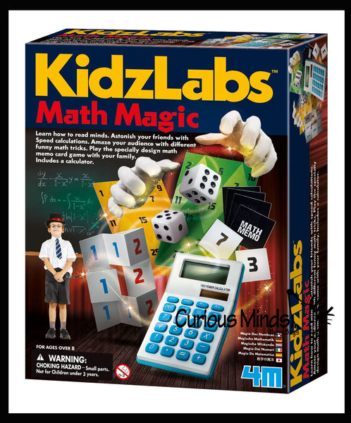 Math Magic - 4M Kidz Labs Numbers and Math Magic Tricks Learning Set ...