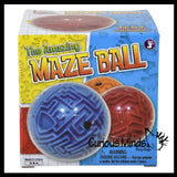 3D Puzzle Maze Ball - BB Ball Obstacle Maze Games - Brain Teaser Challenge Pill Maze Toys - Travel Toy - Ball Maze - Skill Balance