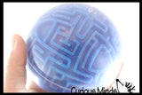 3D Puzzle Maze Ball - BB Ball Obstacle Maze Games - Brain Teaser Challenge Pill Maze Toys - Travel Toy - Ball Maze - Skill Balance